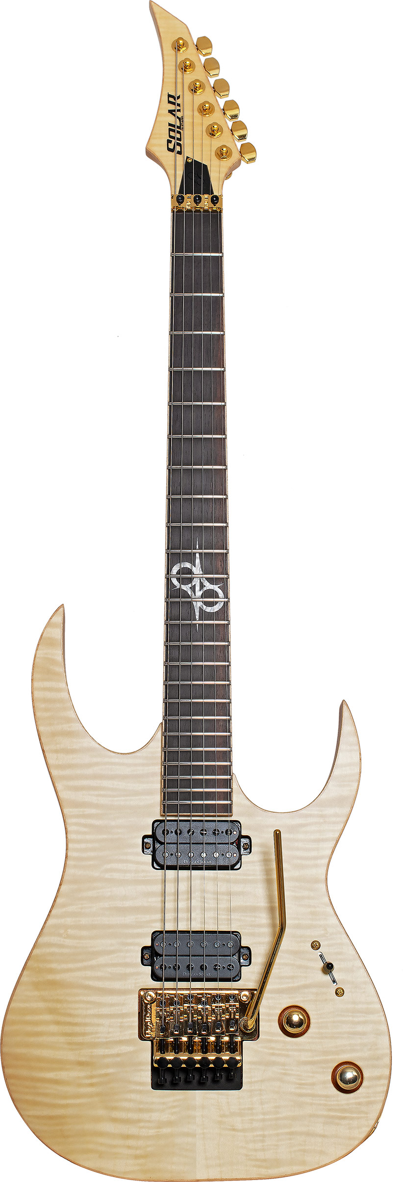 Solar Guitars SB1.6FRFM Flame Natural