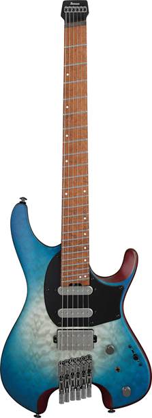 Ibanez Q Series QX54QM Headless Guitar Blue Sphere Burst Matte