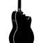 Ibanez TCY10LE Talman Electro Acoustic Black High Gloss Left Handed Front View