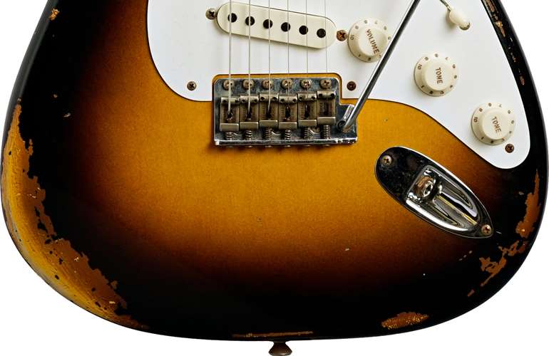 Fender Custom Shop Limited Edition 1957 Stratocaster Wide Fade 2 Colour Sunburst #CZ550162 Fender Custom Shop Limited Edition 1957 Stratocaster Wide Fade 2 Colour Sunburst #CZ550162