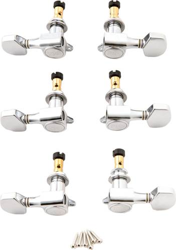PRS Locking Tuners Set of Six Chrome PRS Locking Tuners Set of Six Chrome