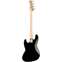 Squier Paranormal 54 Jazz Bass Black Maple Fingerboard Back View