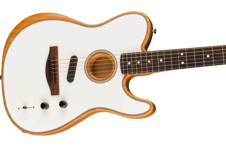 Fender Acoustasonic Player Telecaster Arctic White Rosewood Fingerboard Fender Acoustasonic Player Telecaster Arctic White Rosewood Fingerboard