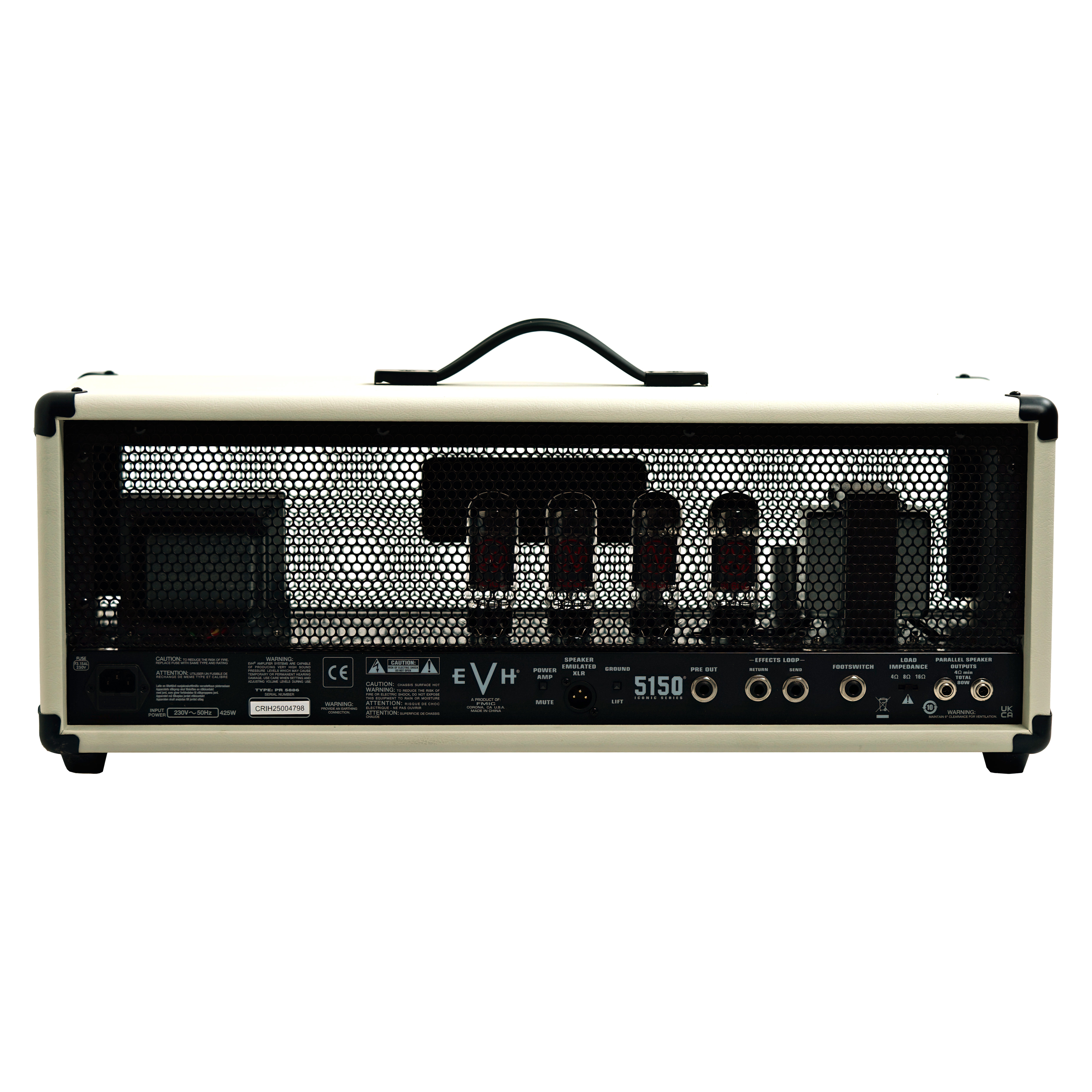 EVH 5150 Iconic 80W Valve Amp Head Ivory (Ex-Demo) #CRIH25004798