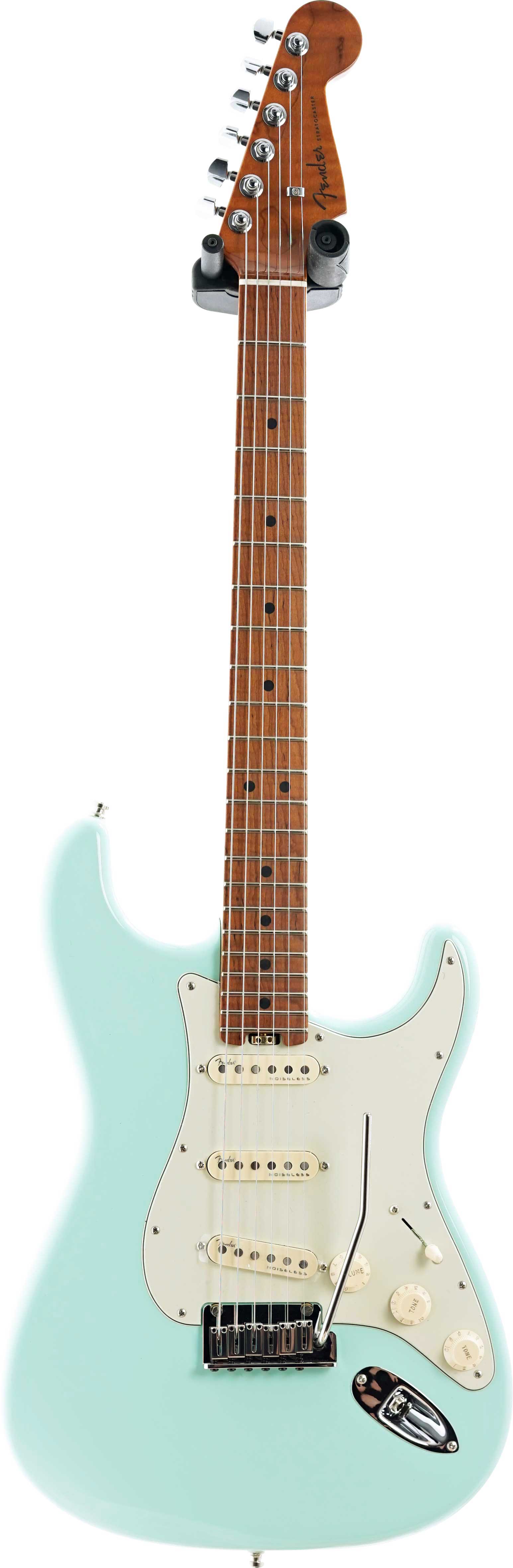 Fender Custom Shop Elite Stratocaster Surf Green NOS With Mid Boost and AA Flame Roasted Maple Fingerboard #XN15607