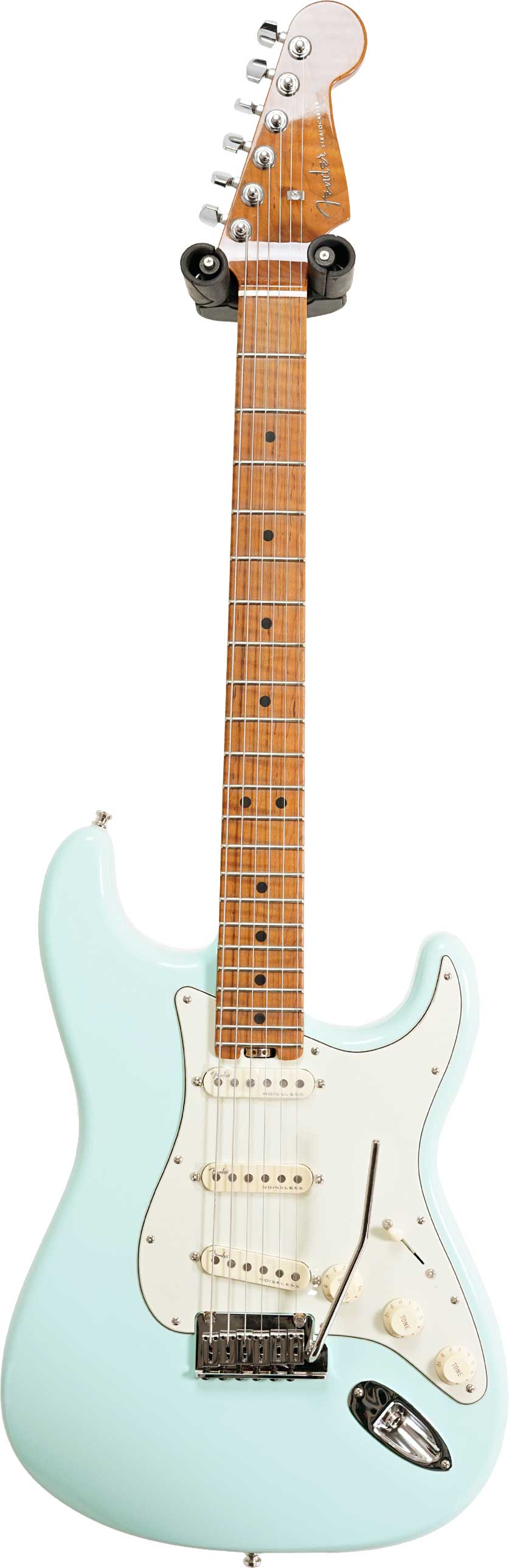 Fender Custom Shop Elite Stratocaster Surf Green NOS With Mid Boost and AA Flame Roasted Maple Fingerboard #XN15940