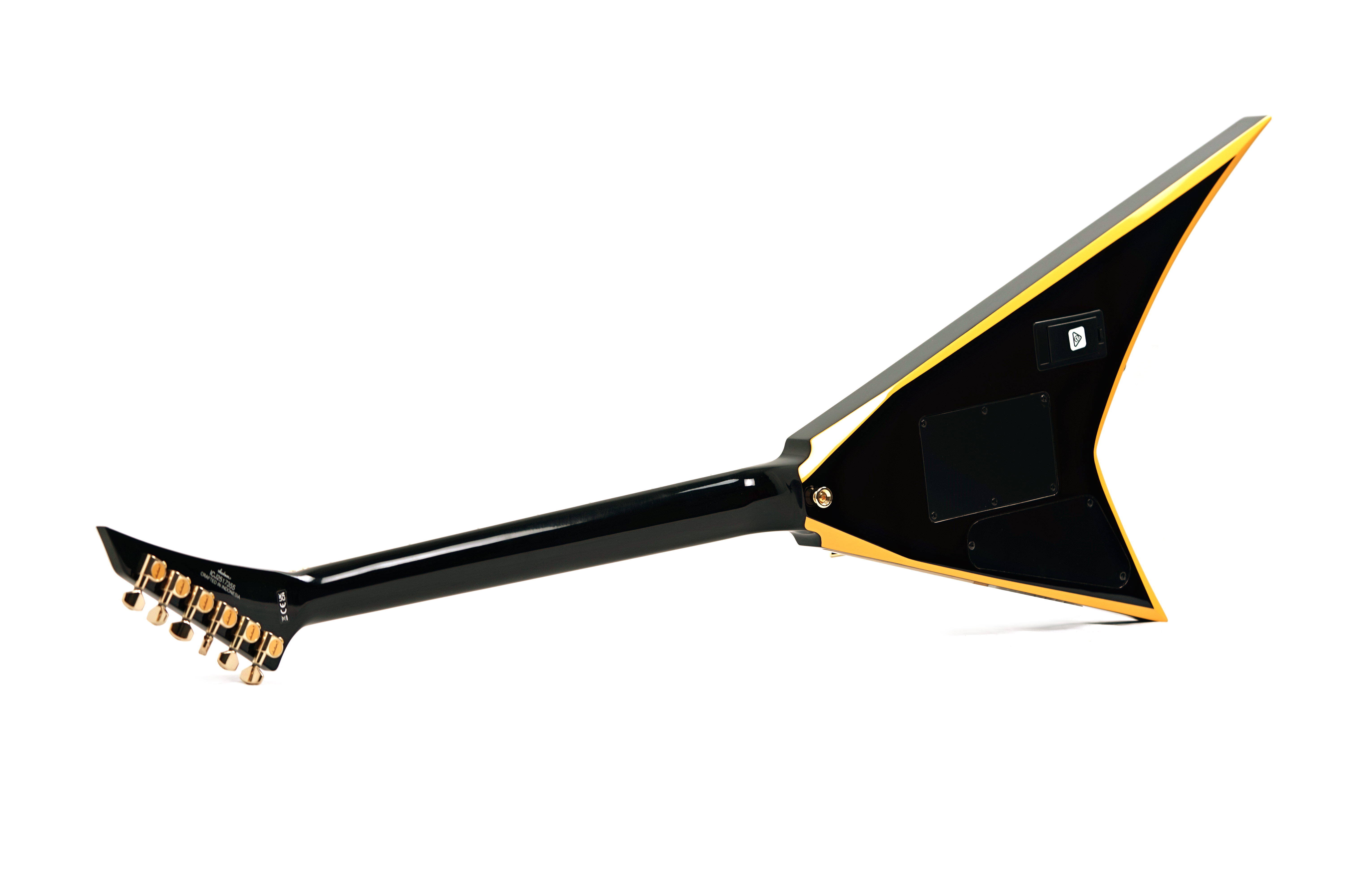 Jackson X Series Rhoads RRX24 Black with Yellow Bevels (Ex-Demo) #ICJ2517355