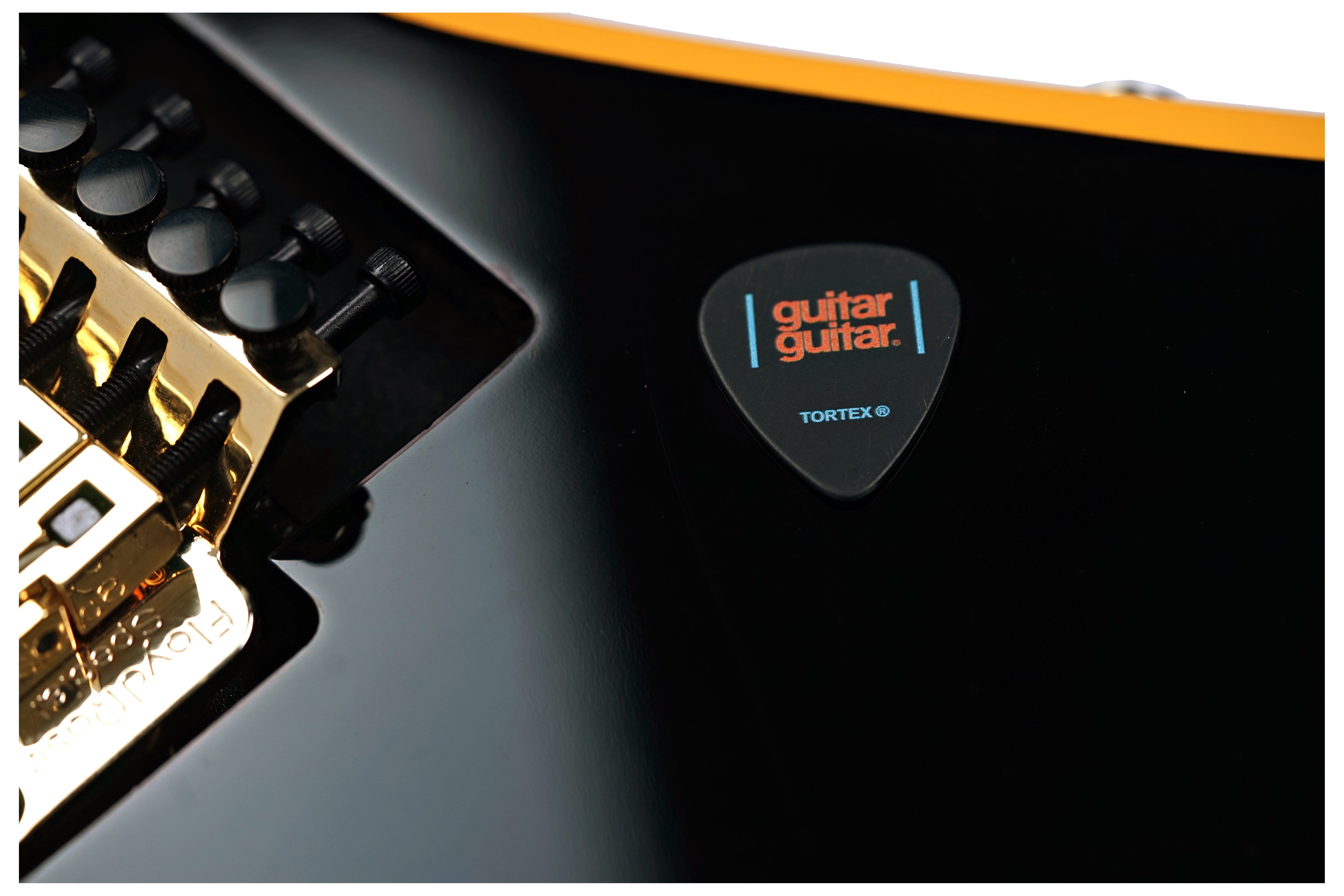 Jackson X Series Rhoads RRX24 Black with Yellow Bevels (Ex-Demo) #ICJ2517355