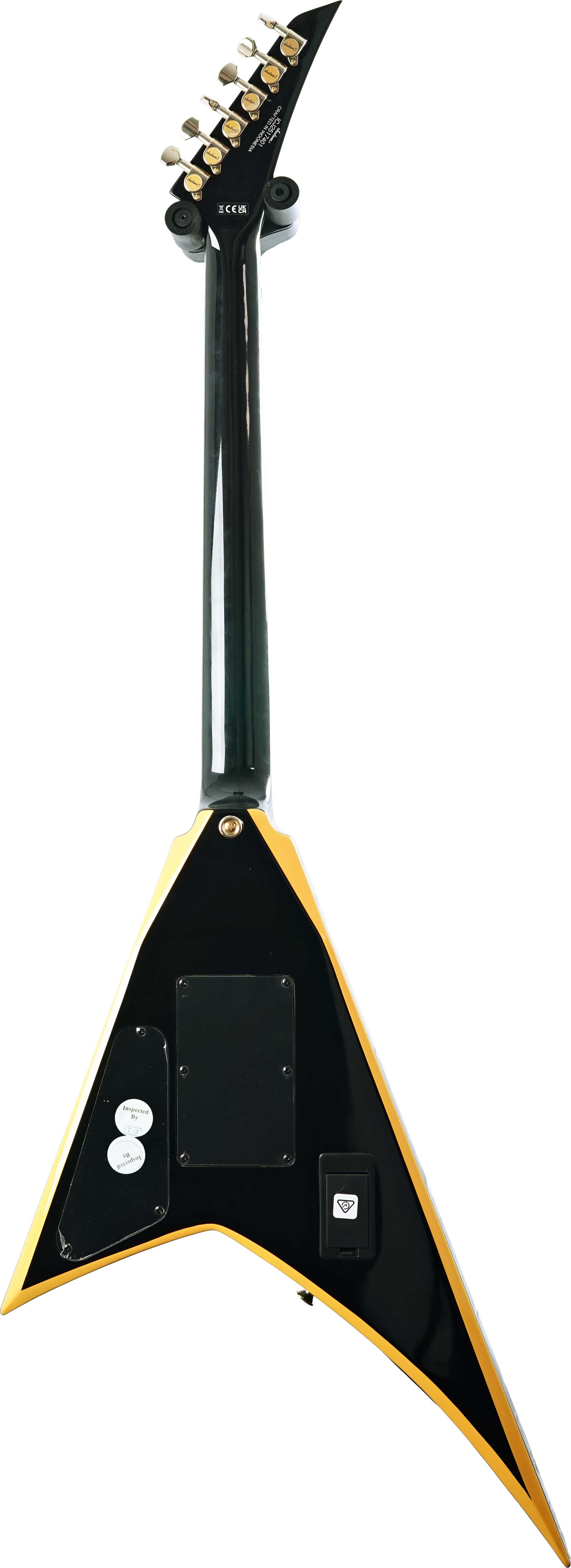 Jackson X Series Rhoads RRX24 Black with Yellow Bevels (Ex-Demo) #ICJ2517401