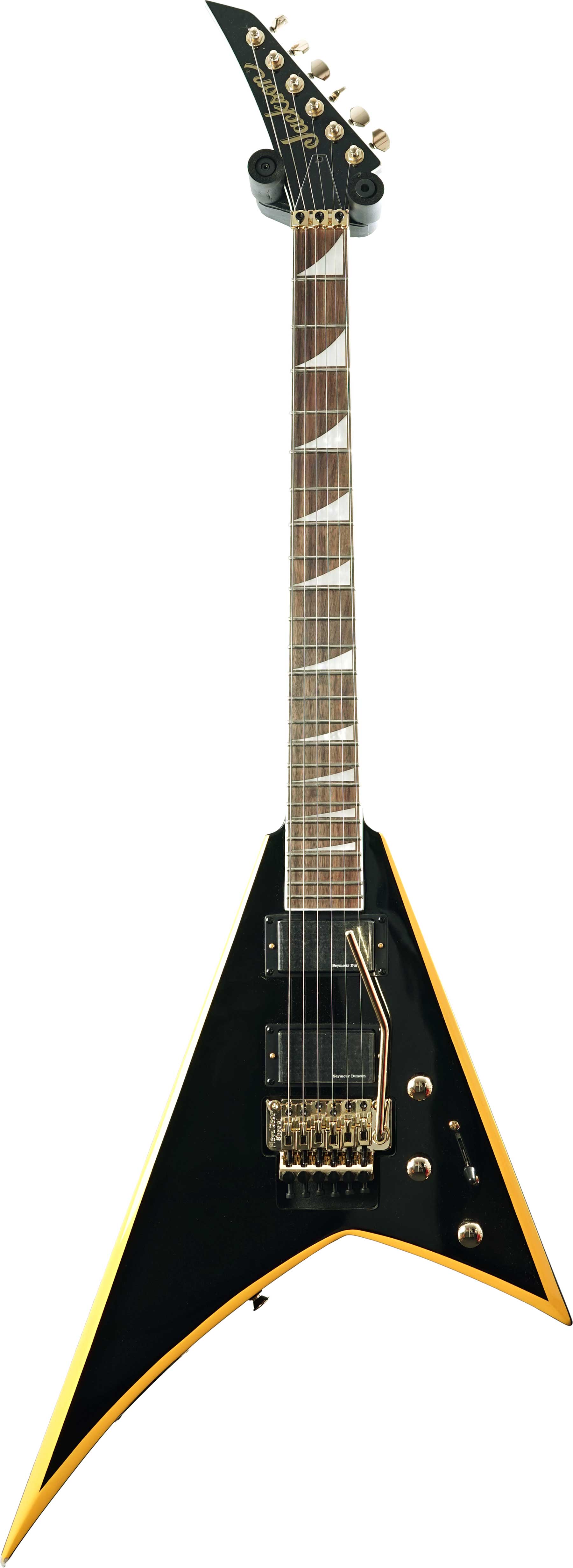Jackson X Series Rhoads RRX24 Black with Yellow Bevels (Ex-Demo) #ICJ2517401