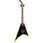 Jackson X Series Rhoads RRX24 Black with Yellow Bevels  Front View