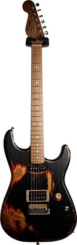 Paoletti Stratospheric Loft HS Reverse Headstock Roasted Maple Neck Heavy Black