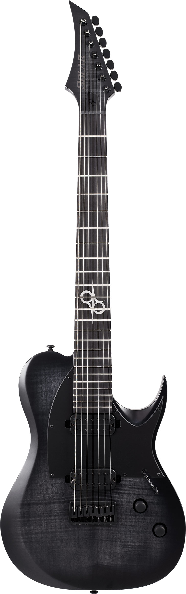 Solar Guitars T2.7FBB Flame Black Burst Matte | guitarguitar