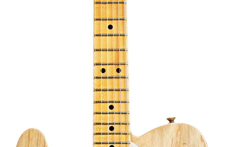Left Hand Telecaster Thinline Fender Custom Shop 1969 Telecaster Thinline Journeyman Relic Natural ...