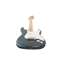 Fender Custom Shop Limited Edition 1969 Stratocaster Journeyman Relic Aged Charcoal Frosted Metallic #CZ558818 Back View