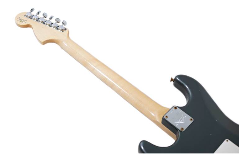 Fender Custom Shop Limited Edition 1969 Stratocaster Journeyman Relic Aged Charcoal Frosted Metallic #CZ558818 Fender Custom Shop Limited Edition 1969 Stratocaster Journeyman Relic Aged Charcoal Frosted Metallic #CZ558818
