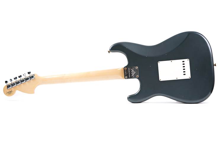 Fender Custom Shop Limited Edition 1969 Stratocaster Journeyman Relic Aged Charcoal Frosted Metallic #CZ558818 Fender Custom Shop Limited Edition 1969 Stratocaster Journeyman Relic Aged Charcoal Frosted Metallic #CZ558818