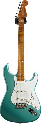 Fender Custom Shop Limited Edition Roasted Pine Stratocaster Deluxe Closet Classic Aged Teal Green Metallic #CZ558081