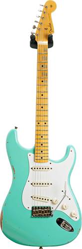 Fender Custom Shop Limited Edition 1957 Stratocaster Relic Faded Aged Seafoam Green #CZ558143