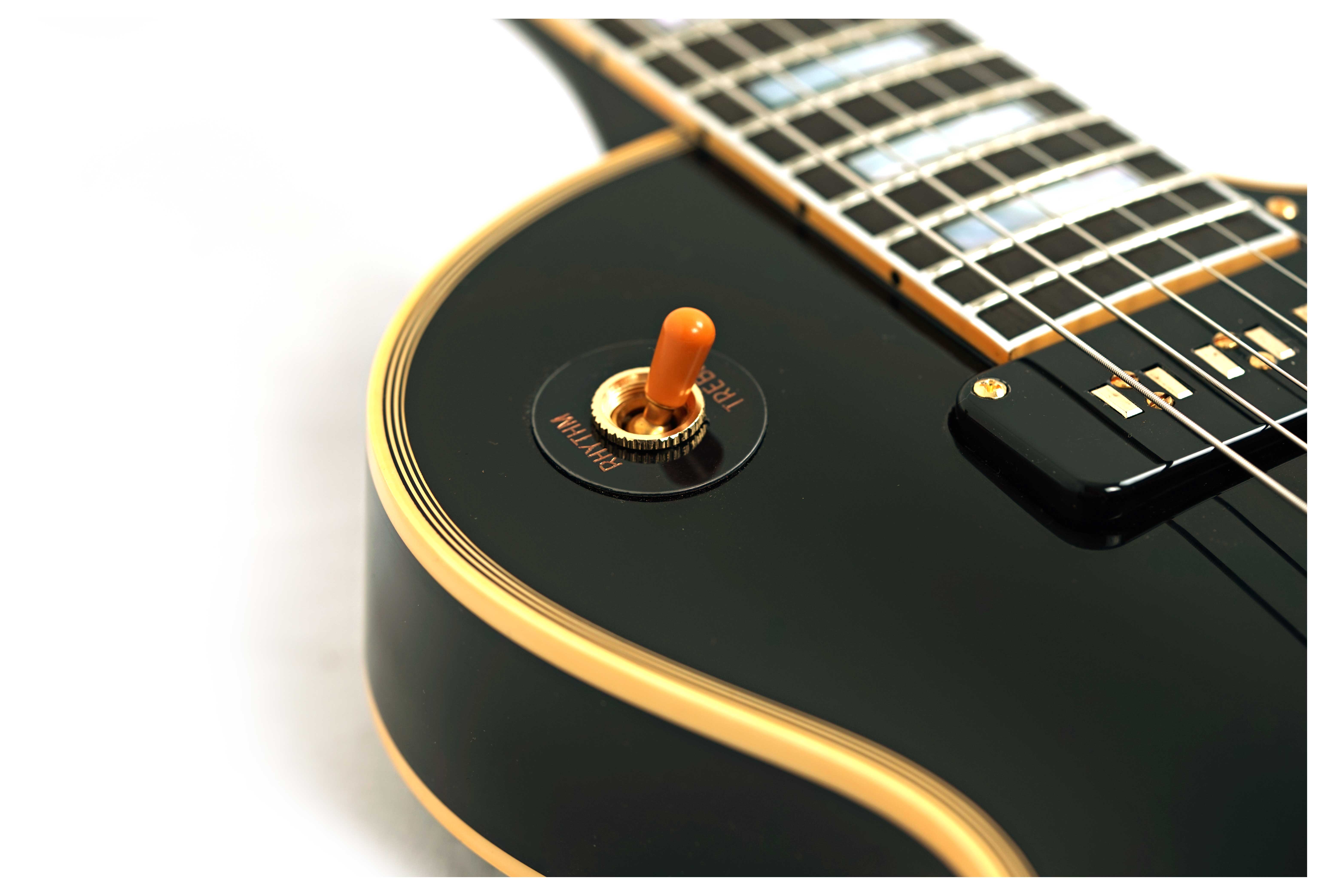 Gibson Custom Shop 1954 Les Paul Custom Staple Pickup Ebony VOS #45570