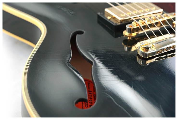 Gibson Custom Shop Murphy Lab 1959 ES-355 Reissue Stop Bar Ultra Light Aged Ebony #A930033 Gibson Custom Shop Murphy Lab 1959 ES-355 Reissue Stop Bar Ultra Light Aged Ebony #A930033