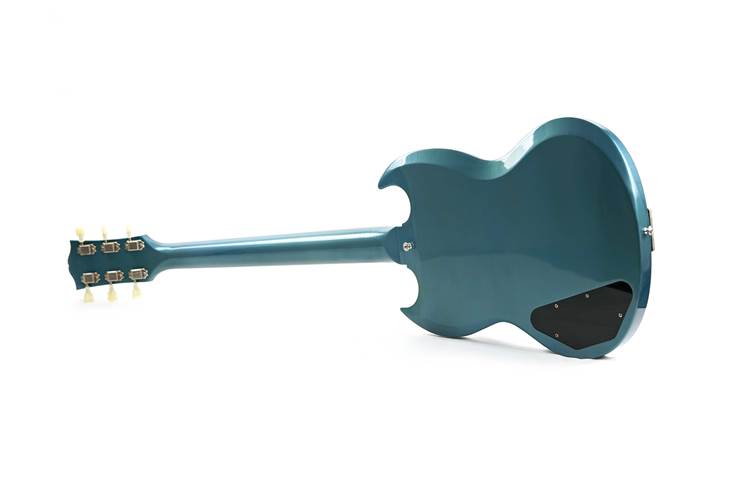 Gibson Custom Shop Murphy Lab 1964 SG Standard Reissue with Maestro Vibrola Ultra Light Aged Pelham Blue #403264 Gibson Custom Shop Murphy Lab 1964 SG Standard Reissue with Maestro Vibrola Ultra Light Aged Pelham Blue #403264