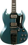 Gibson Custom Shop Murphy Lab 1964 SG Standard Reissue with Maestro Vibrola Ultra Light Aged Pelham Blue #502824