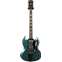 Gibson Custom Shop Murphy Lab 1964 SG Standard Reissue with Maestro Vibrola Ultra Light Aged Pelham Blue #502824 Front View