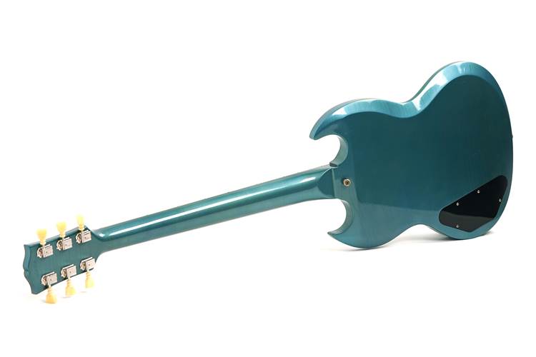 Gibson Custom Shop Murphy Lab 1964 SG Standard Reissue with Maestro Vibrola Ultra Light Aged Pelham Blue #502824 Gibson Custom Shop Murphy Lab 1964 SG Standard Reissue with Maestro Vibrola Ultra Light Aged Pelham Blue #502824