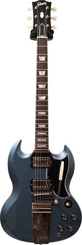 Gibson Custom Shop Murphy Lab 1964 SG Standard Reissue with Maestro Ultra Light Aged Pelham Blue #008032 Gibson Custom Shop Murphy Lab 1964 SG Standard Reissue with Maestro Ultra Light Aged Pelham Blue #008032