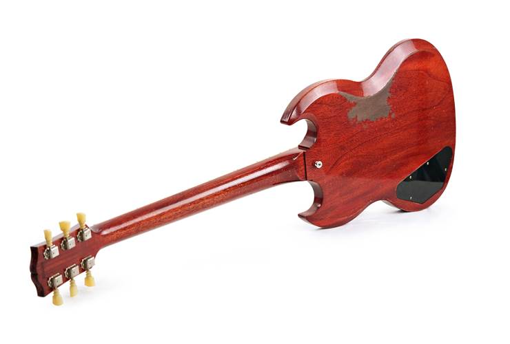 Gibson Custom Shop Murphy Lab 1964 SG Standard Reissue With Maestro Vibrola Heavy Aged Faded Cherry #300094 Gibson Custom Shop Murphy Lab 1964 SG Standard Reissue With Maestro Vibrola Heavy Aged Faded Cherry #300094