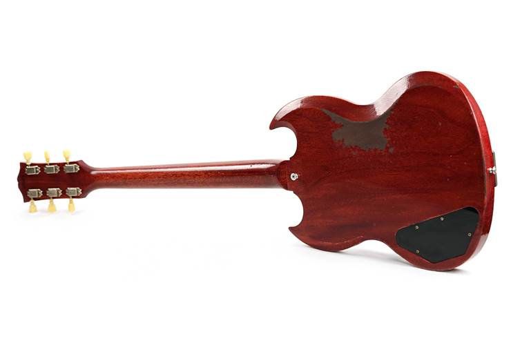 Gibson Custom Shop Murphy Lab 1964 SG Standard Reissue With Maestro Vibrola Heavy Aged Faded Cherry #300094 Gibson Custom Shop Murphy Lab 1964 SG Standard Reissue With Maestro Vibrola Heavy Aged Faded Cherry #300094