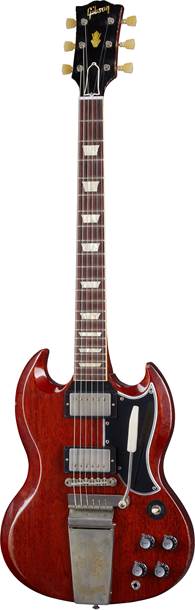 Gibson Custom Shop Murphy Lab 1964 SG Standard Reissue with Maestro Vibrola Heavy Aged Faded Cherry 