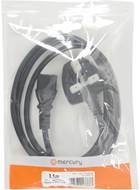 Mercury Power Lead UK Plug IEC Black 1.5m