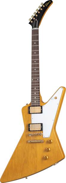 Gibson Custom Shop 58 Korina Explorer White Pickguard Natural VOS