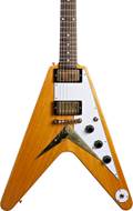Gibson Custom Shop 58 Korina Flying V White Pickguard Natural VOS (Ex-Demo) #81747