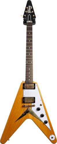 Gibson Custom Shop 58 Korina Flying V White Pickguard Natural VOS (Ex-Demo) #81747