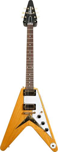Gibson Custom Shop 58 Korina Flying V White Pickguard Natural VOS #811262