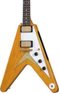 Gibson Custom Shop 58 Korina Flying V White Pickguard Natural VOS