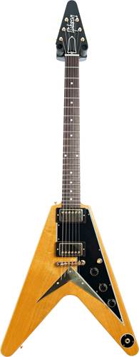 Gibson Custom Shop 58 Korina Flying V Black Pickguard Natural VOS #811401