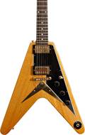 Gibson Custom Shop 58 Korina Flying V Black Pickguard Natural VOS (Ex-Demo) #82372