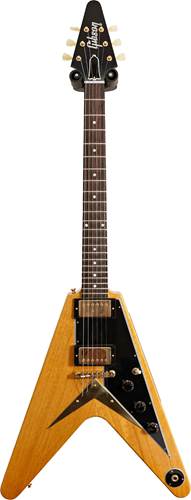 Gibson Custom Shop 58 Korina Flying V Black Pickguard Natural VOS #82372