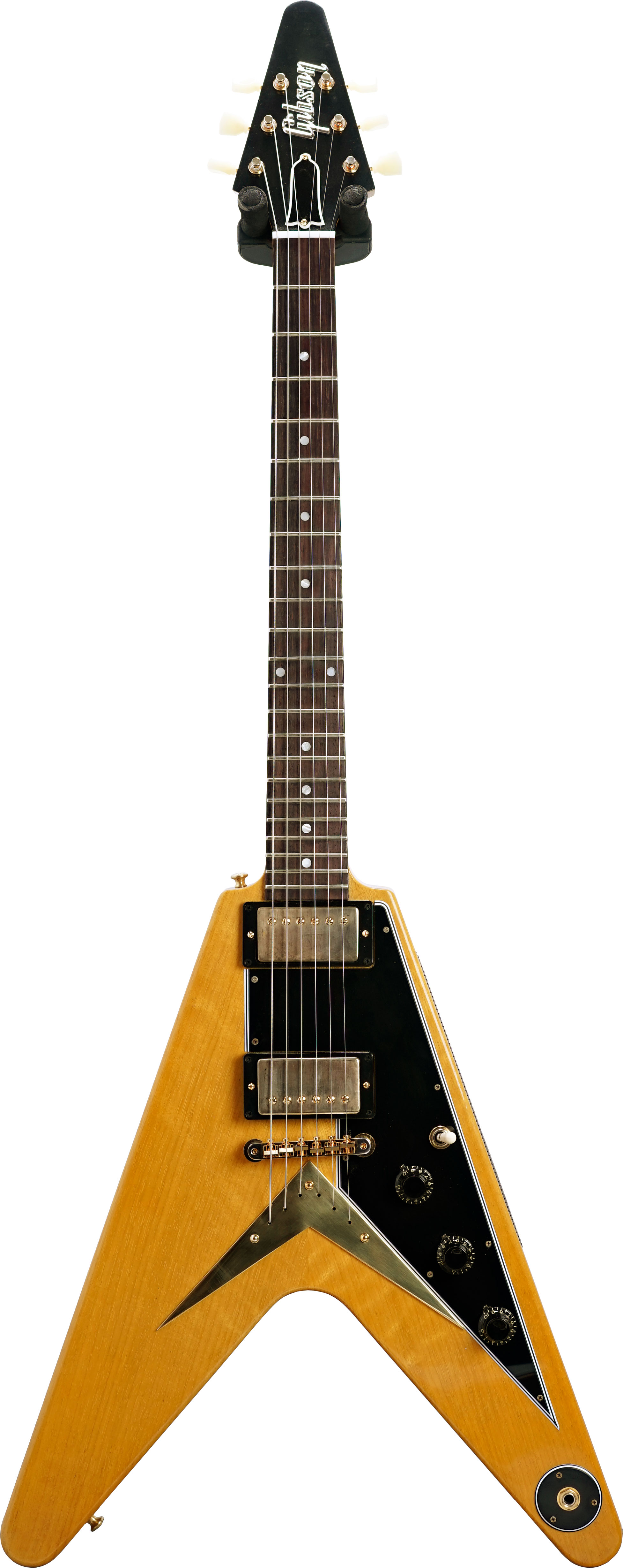 Gibson Custom Shop 58 Korina Flying V Black Pickguard Natural VOS GH #82750