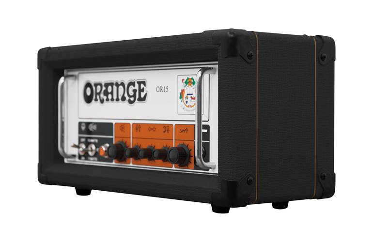 Orange OR15 Valve Amp Head Black Orange OR15 Valve Amp Head Black