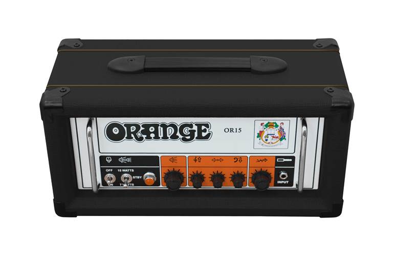 Orange OR15 Valve Amp Head Black Orange OR15 Valve Amp Head Black