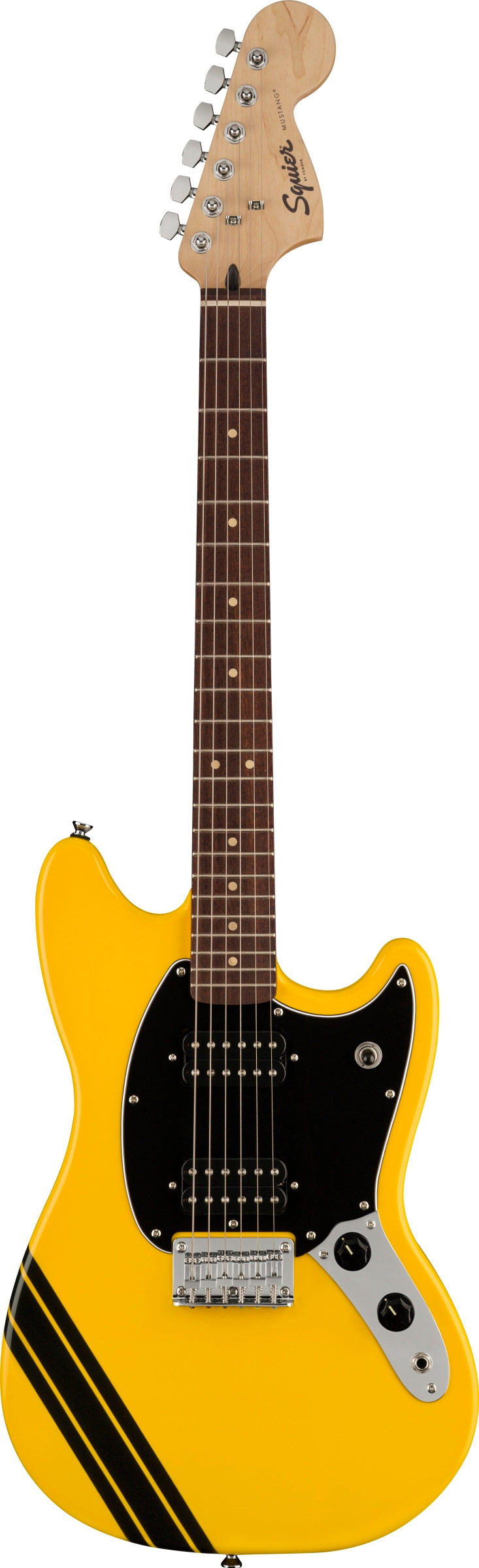 Squier FSR Bullet Competition Mustang Graffiti Yellow with