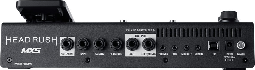 HeadRush MX5 Guitar Amp Modeller and Multi Effects Processor Pedal