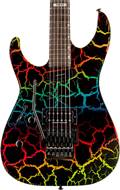 ESP LTD Mirage Deluxe '87 Rainbow Crackle Left Handed
