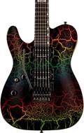 ESP LTD Eclipse '87 Rainbow Crackle Left Handed
