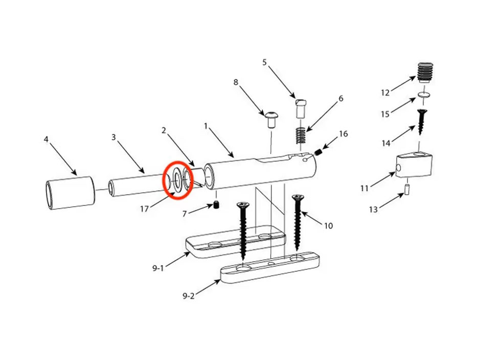 Strandberg Teflon Washer Guitar (10pcs) 